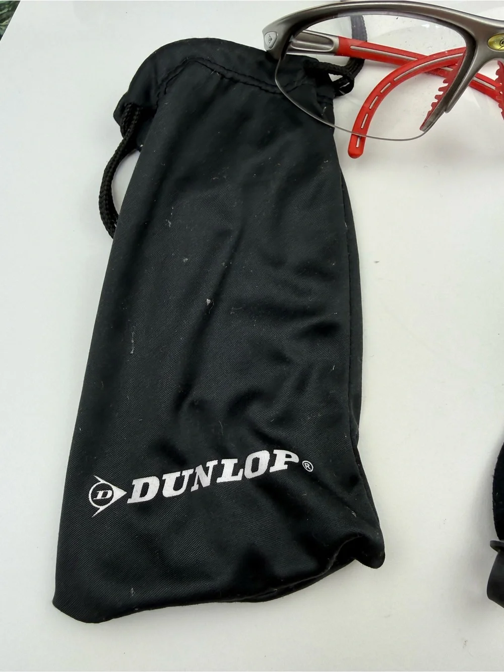 Dunlop Sports Competition Protective glasses red & silver